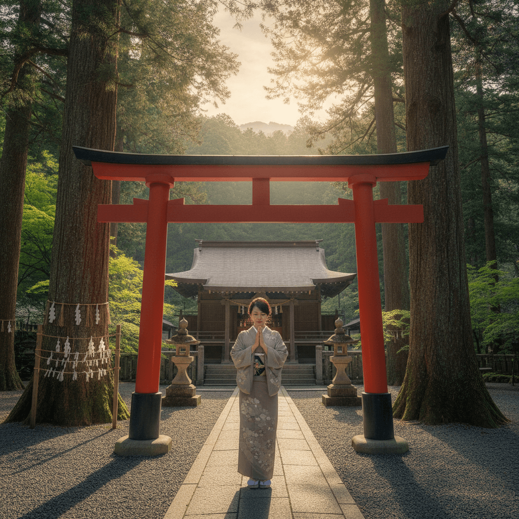神社参拝「二礼二拍手一礼」完全ガイド:形式を超え、群馬の神々と繋がる作法の真髄